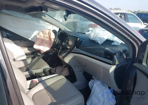 2018 Honda Odyssey Elite from USA, damaged, VIN 5FNRL6H93JB071765